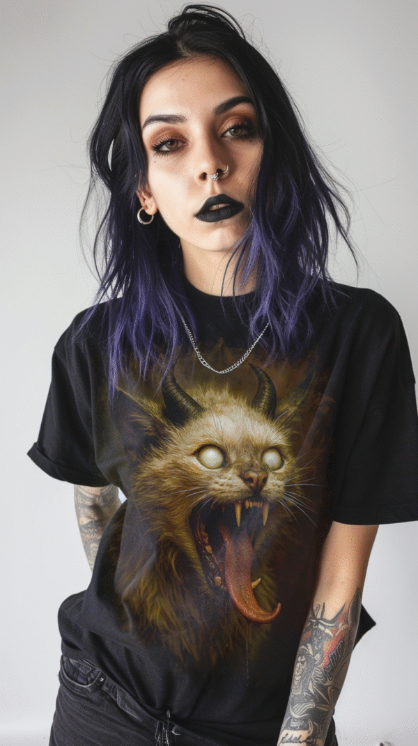 front Evil cat