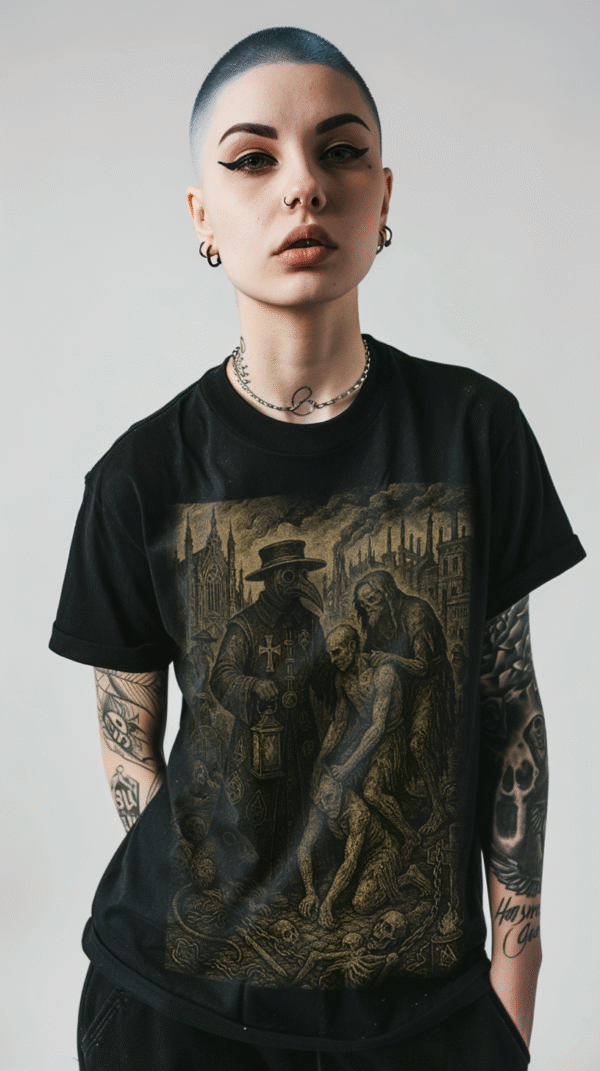 front The black plague