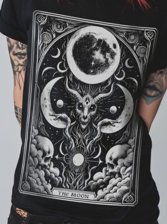 front chest The moon