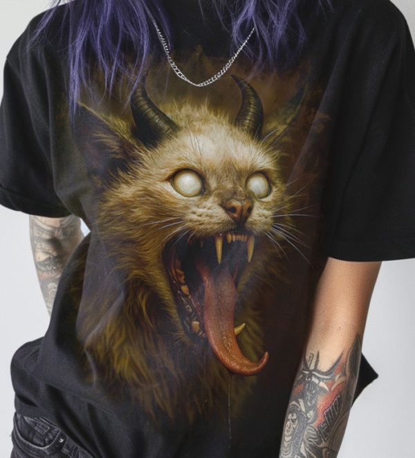 front chest Evil cat