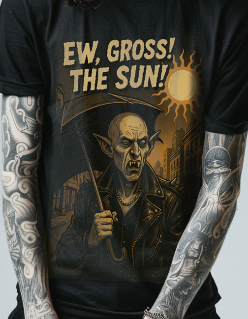 front chest Ew the sun
